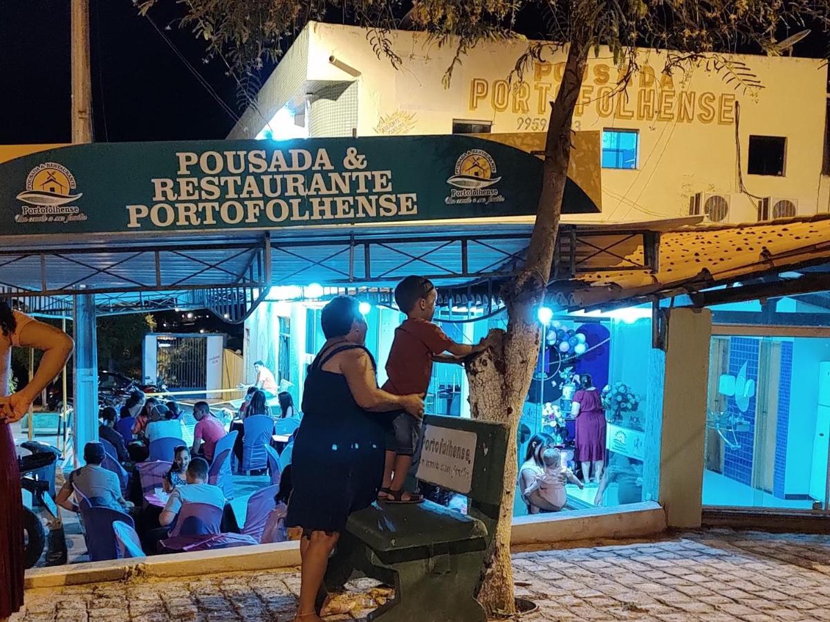 Pousada e restaurante portofolhense Porto da Folha Exterior foto